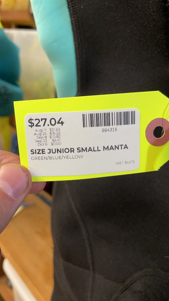 Manta Junior Small Wetsuit