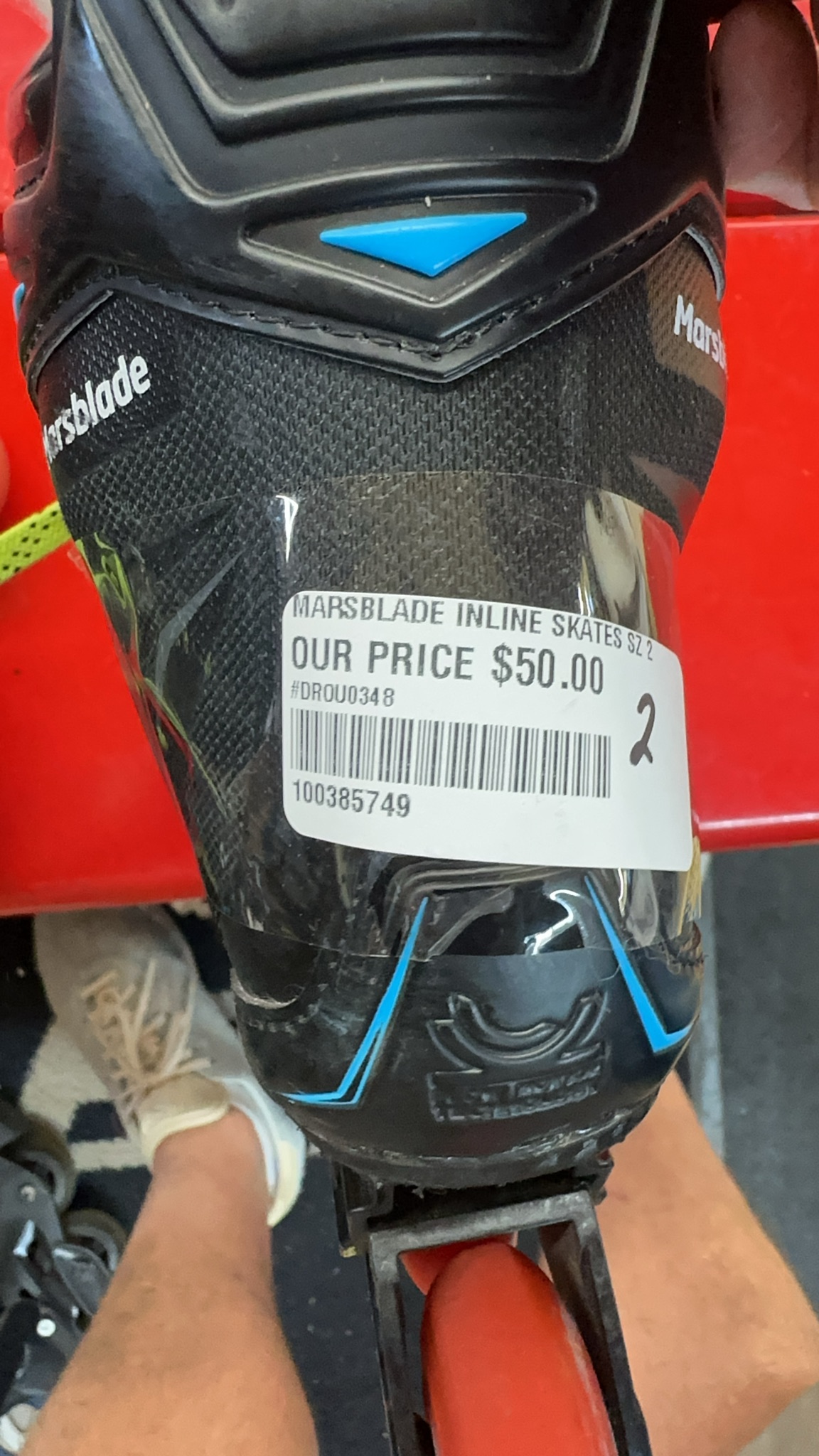 Marsblade Inline Skates - Size 2
With labeda gripper wheels