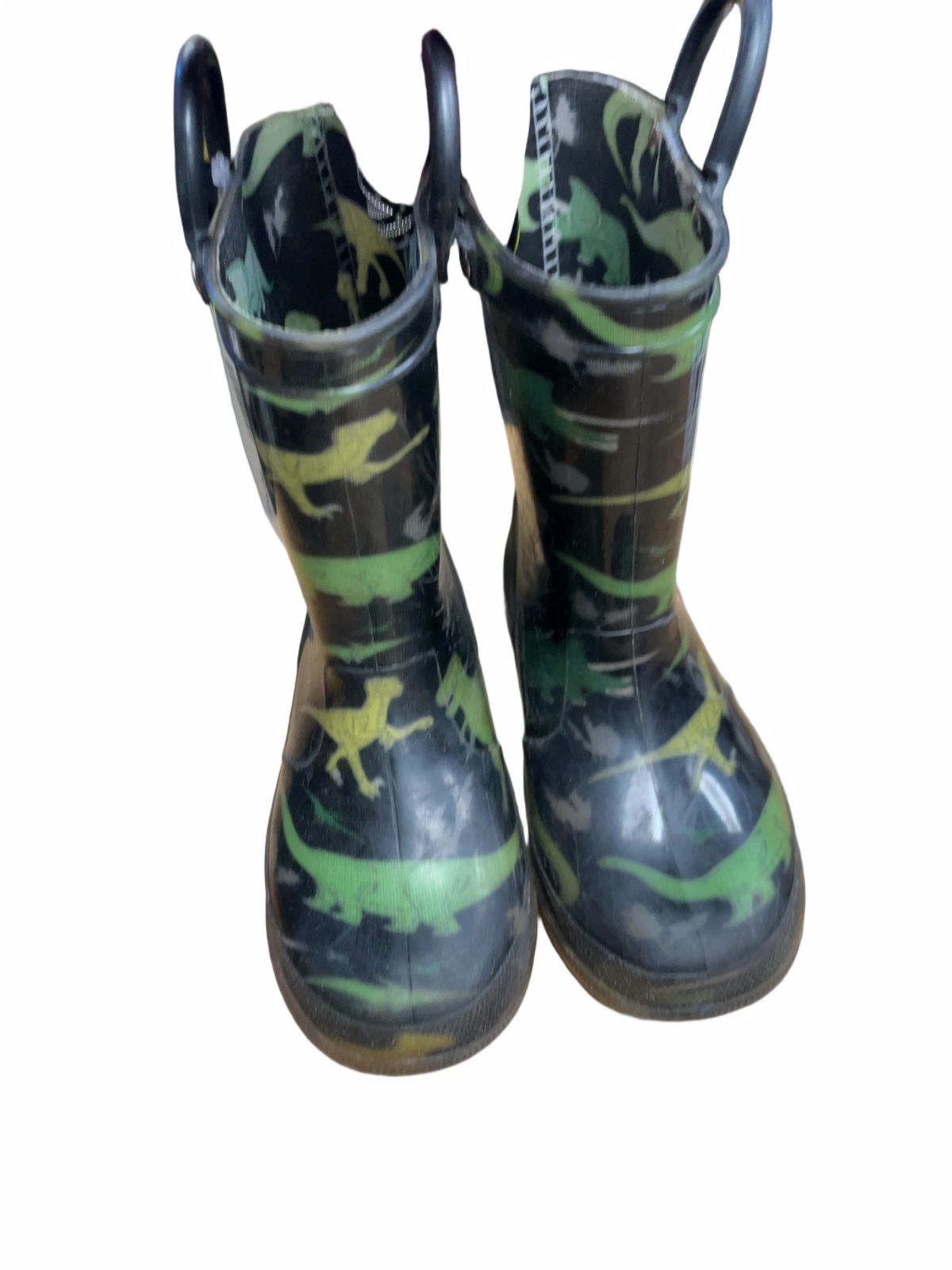 Max and Jake Dinosaur Rain Boots Size 8C - image 1
