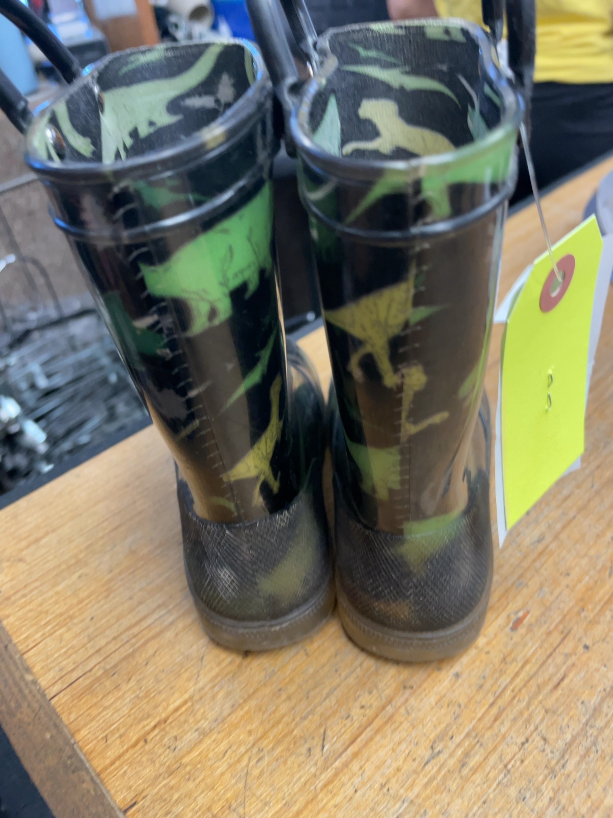 Max and Jake Dinosaur Rain Boots Size 8C