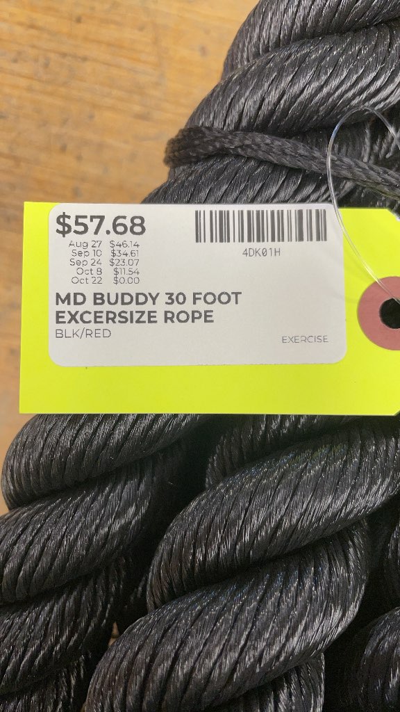 MD Buddy 30 Foot Exercise Rope