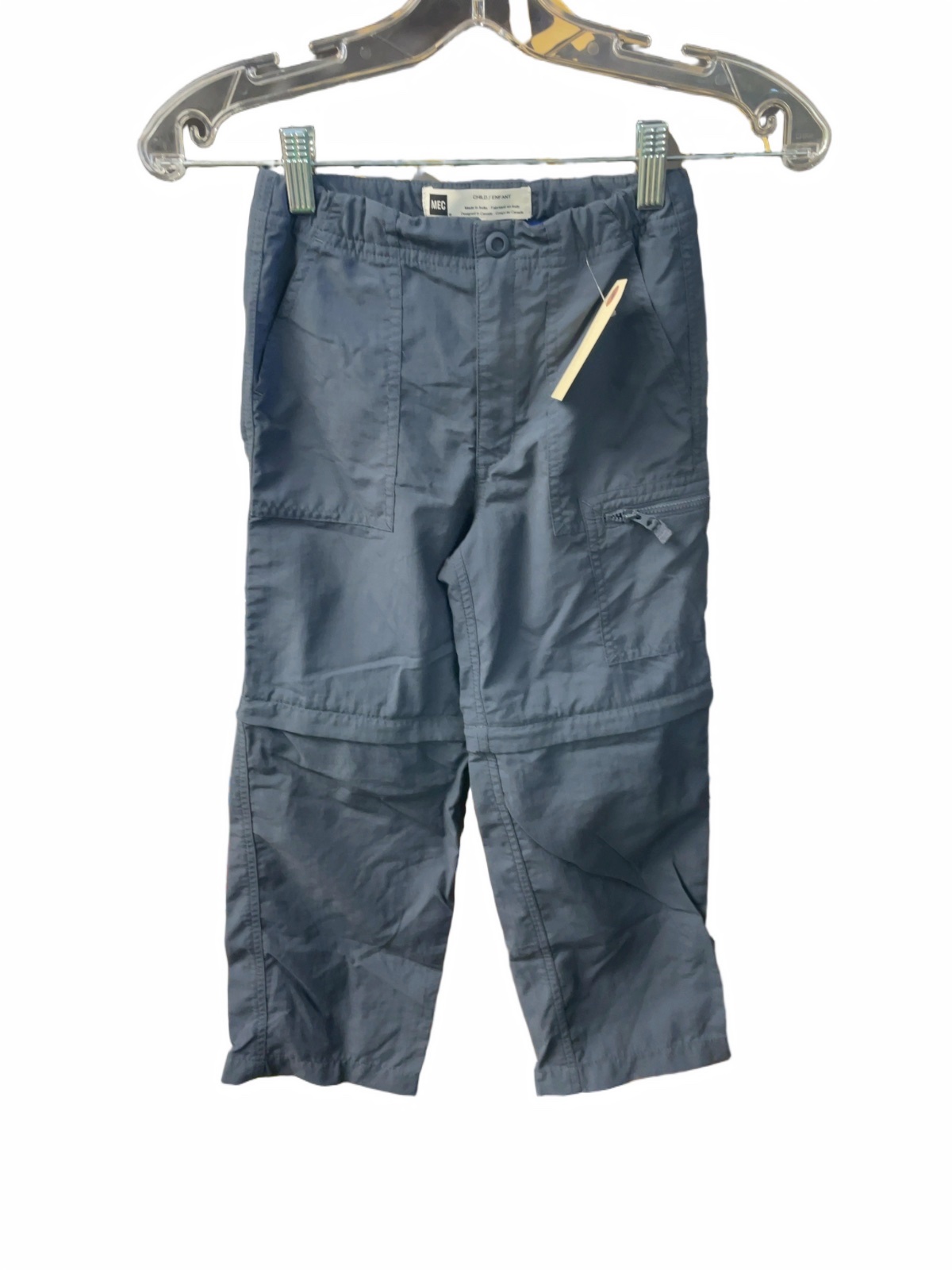 MEC Convertible Pants Size 7 Grey - image 1
