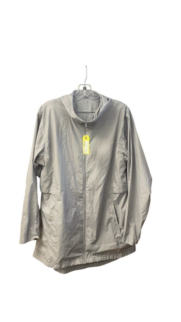 MEC Grey Rain Jacket - Size Large