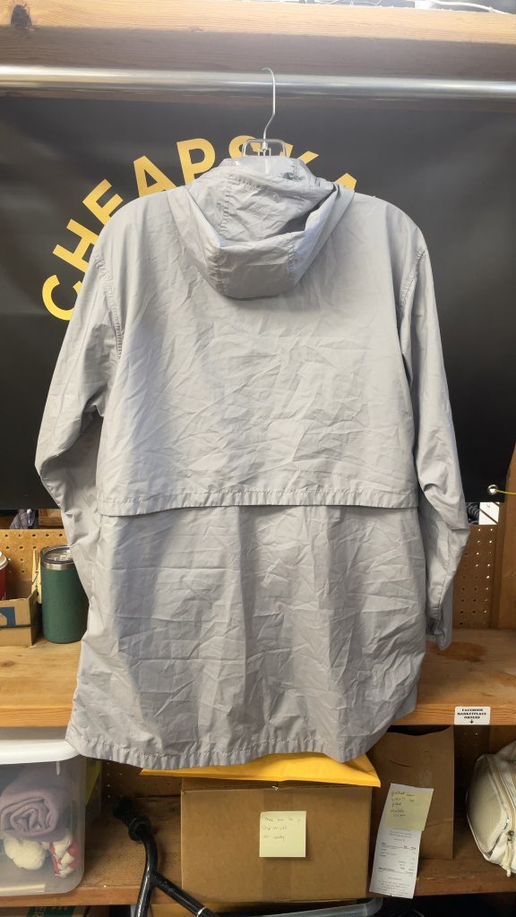 MEC Grey Rain Jacket - Size Large