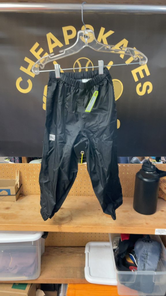 MEC Junior 5 Black Rain Pants