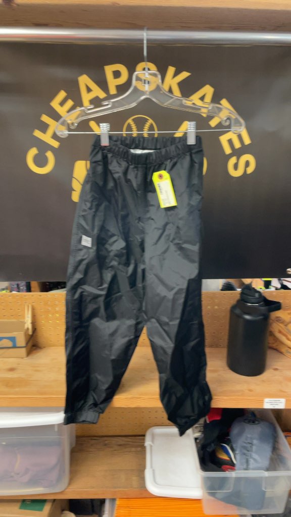 MEC Junior 8 Black Rain Pants
