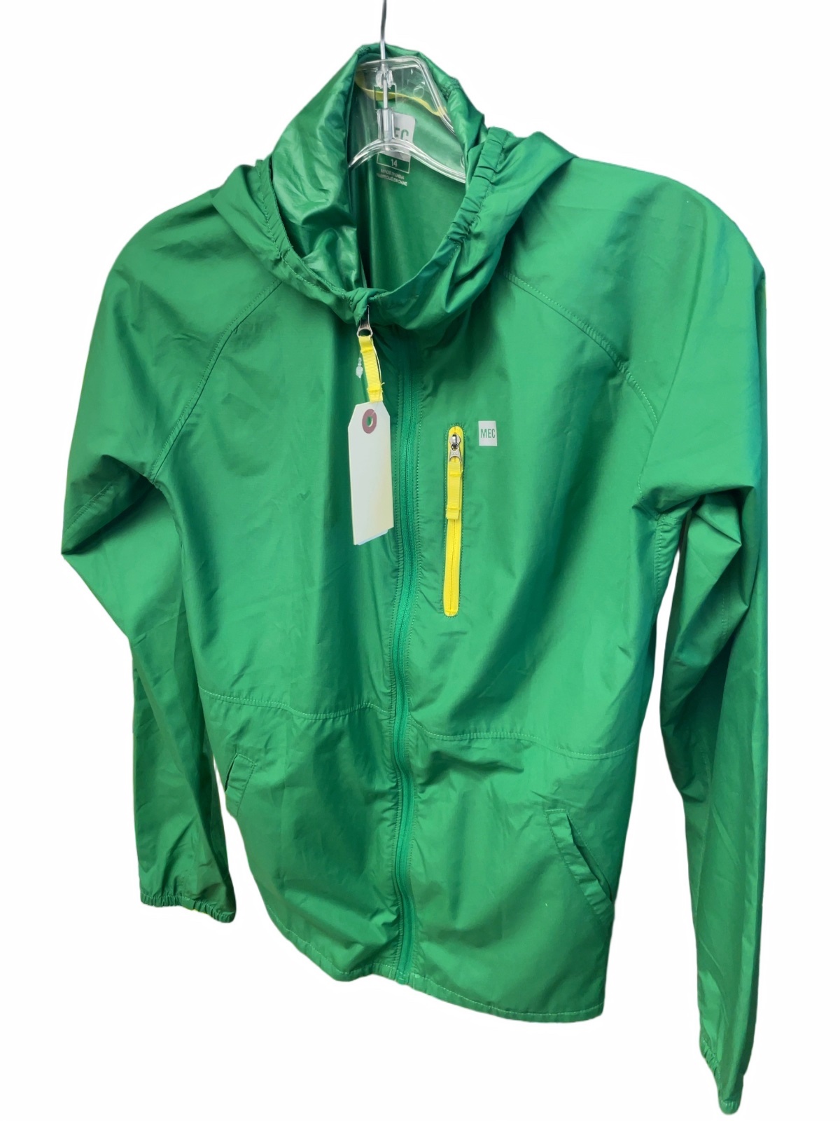 MEC Rain Jacket 14 Green - image 1
