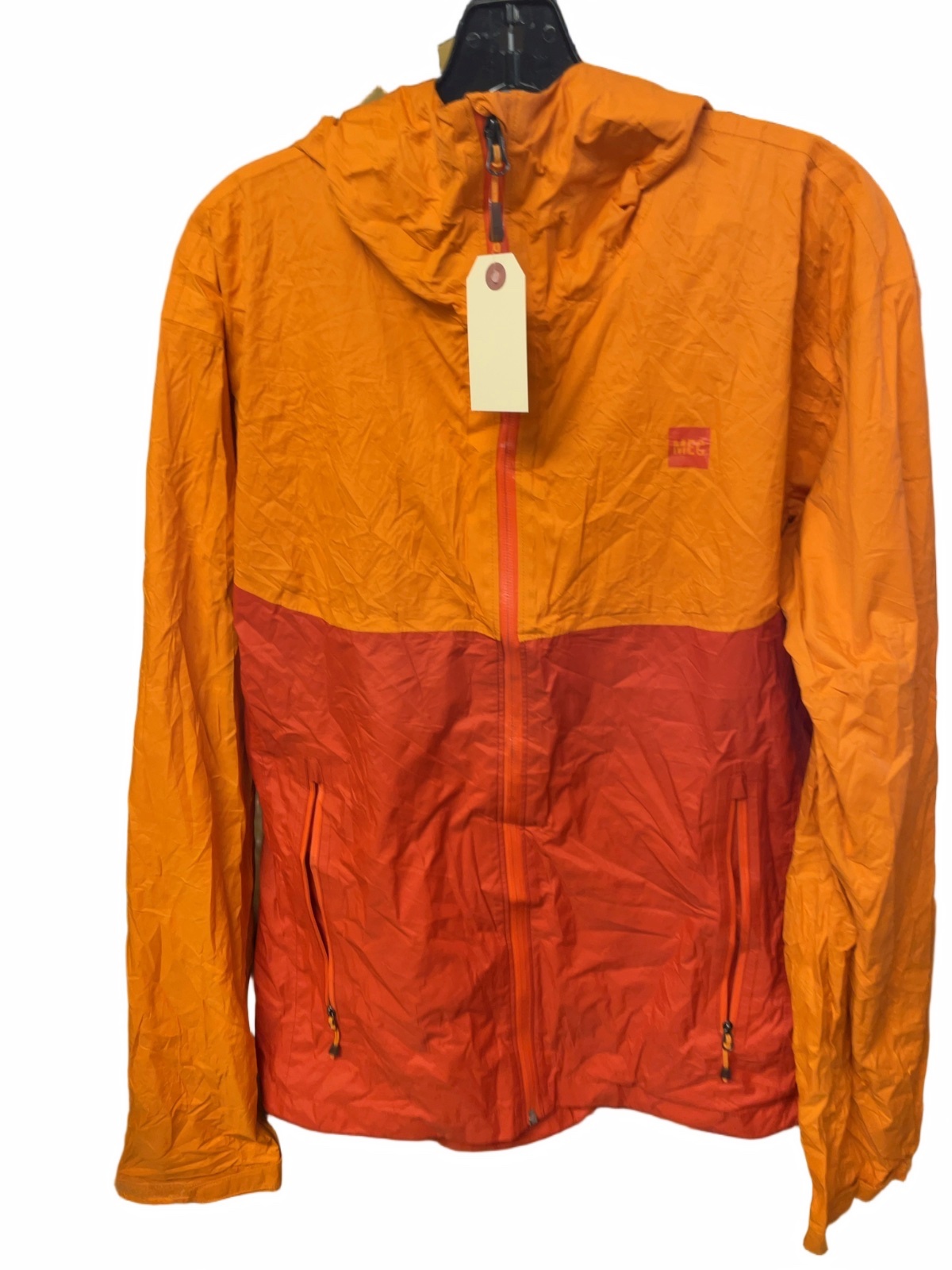 MEC Rain Jacket Men's Medium Orange - image 1
