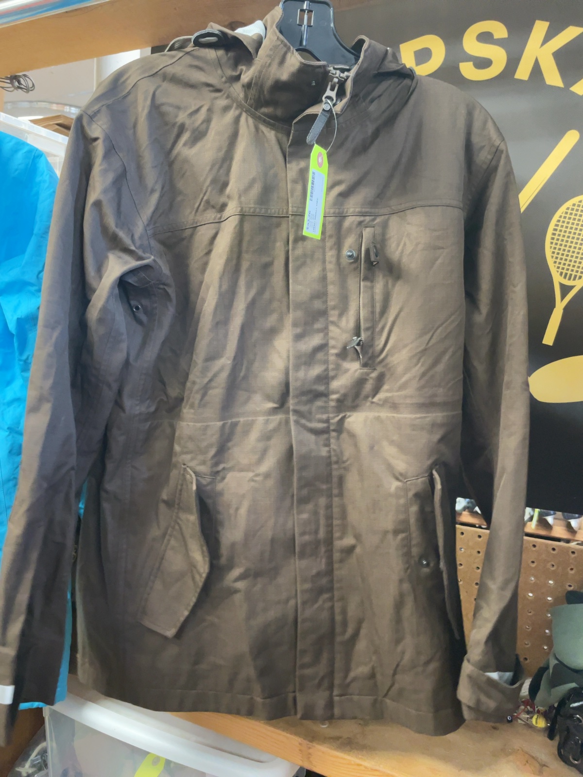 MEC Rain Jacket Small Brown