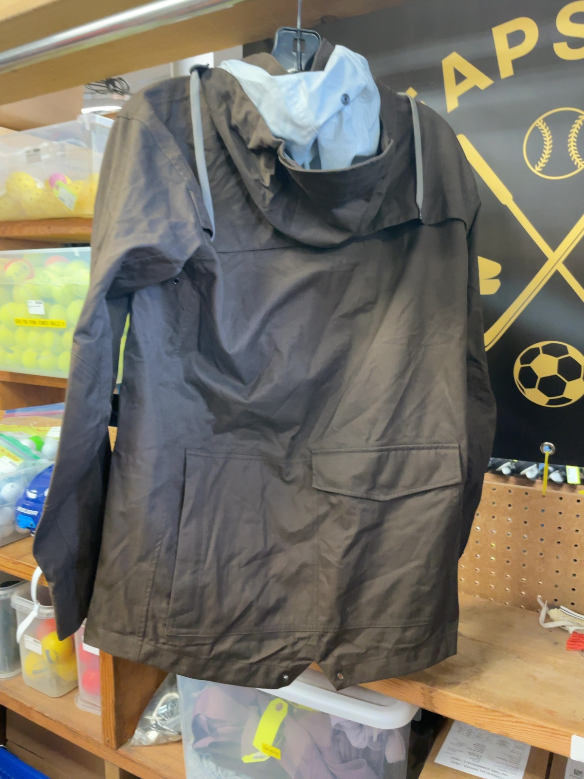 MEC Rain Jacket Small Brown