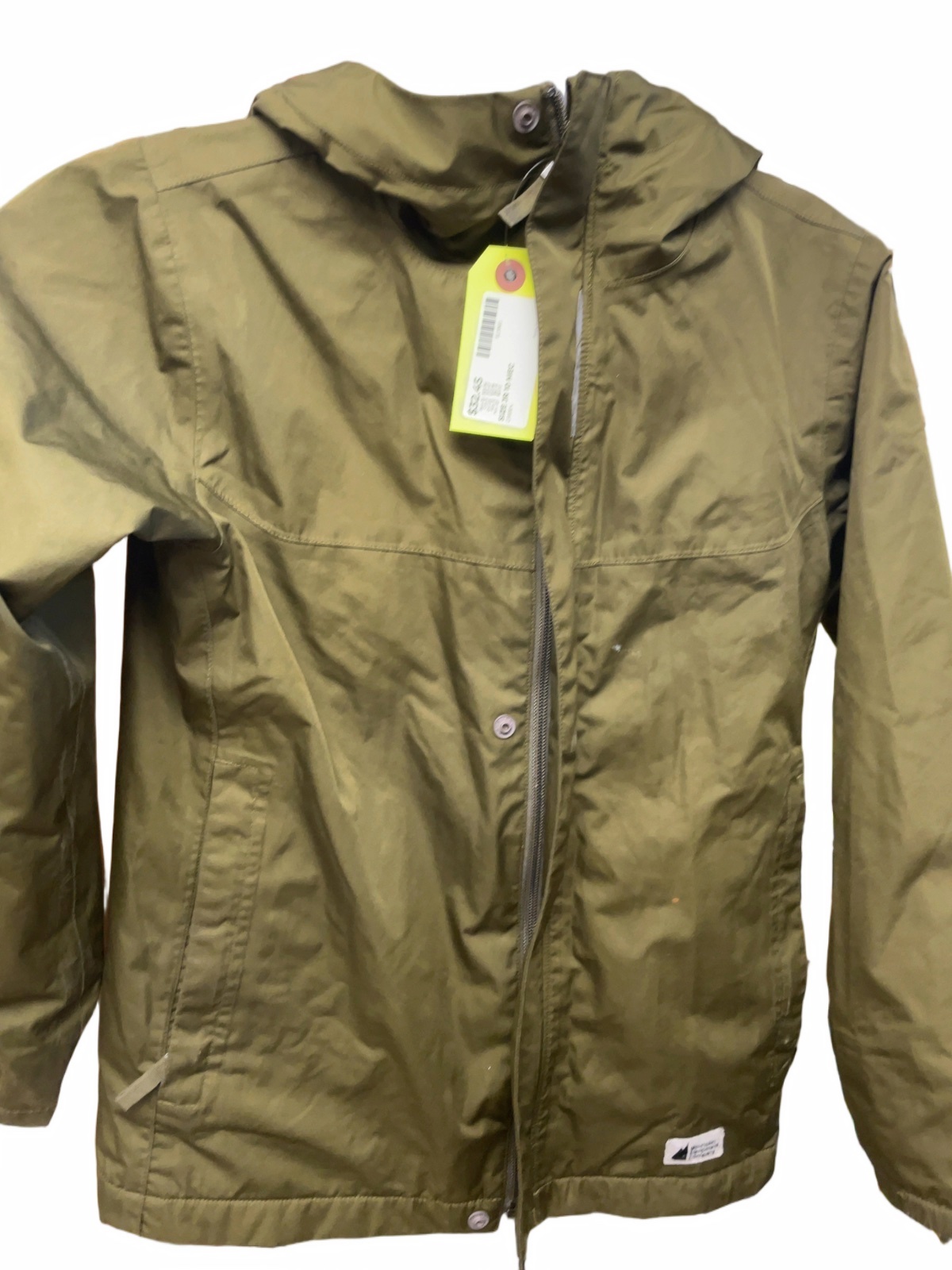 MEC Rain Jacket Youth 10 Green