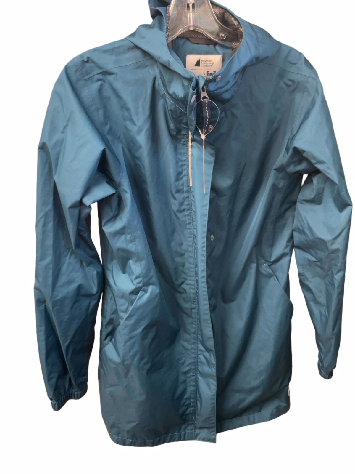MEC Rain Jacket Youth 16 Teal - image 1