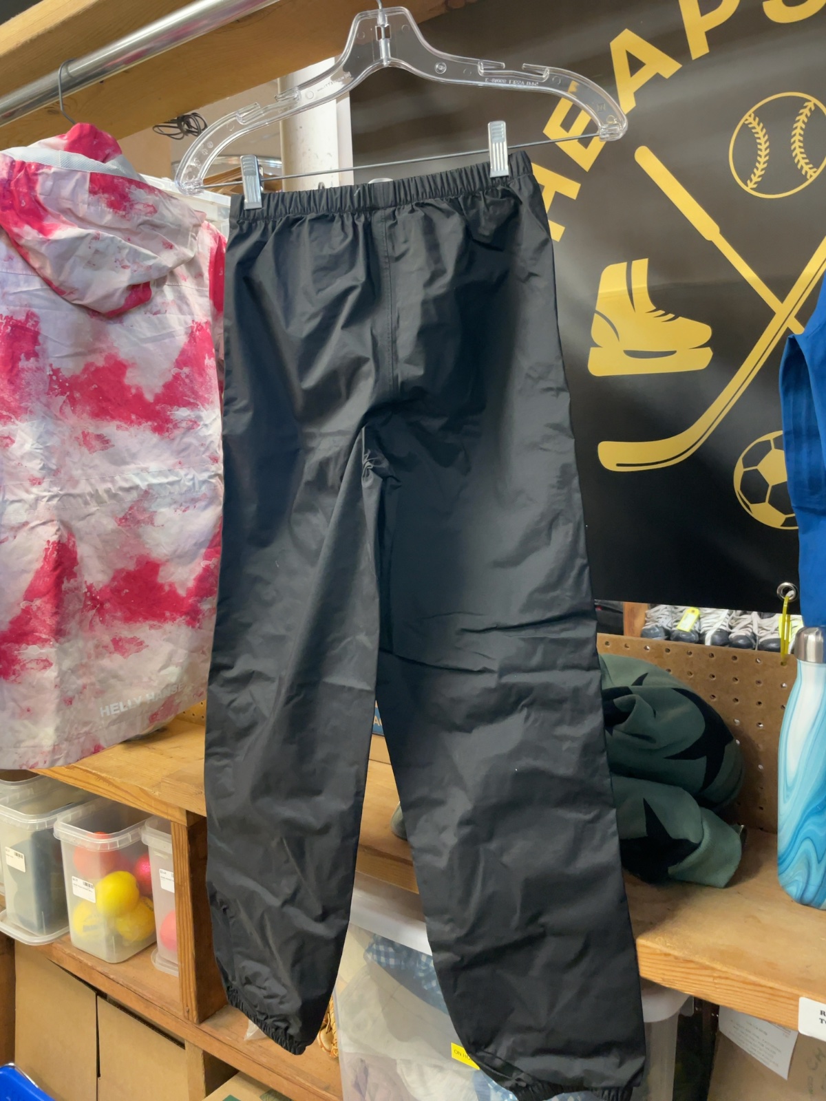 MEC Rain Pants JR 12 Black