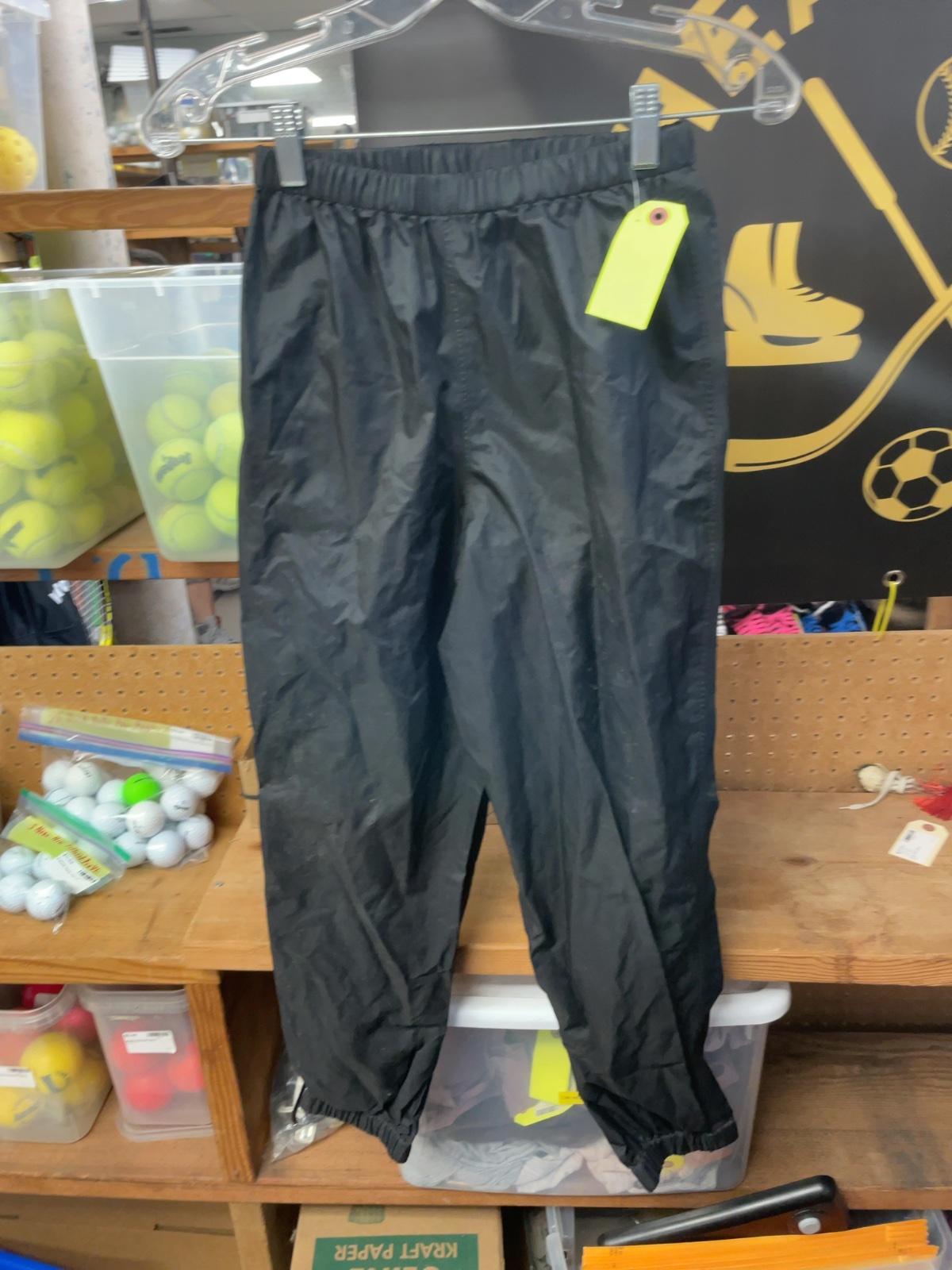 MEC Rain Pants JR 12 Black