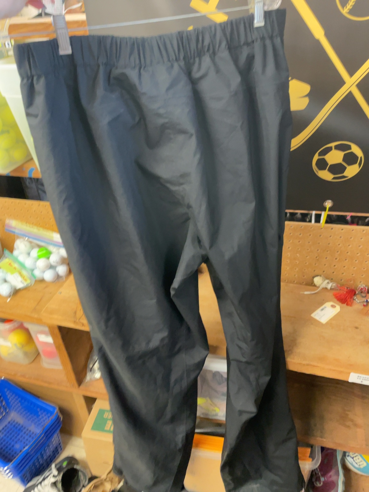 MEC Rain Pants Size XL Black