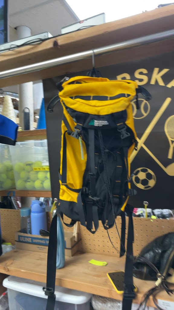 MEC Yellow & Black Technical Backpack