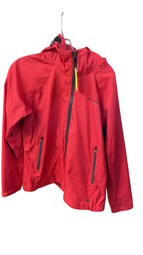 Medium Columbia Titanium Omni-Heat Rain Jacket