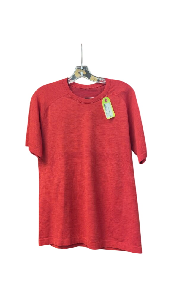 Men's Lululemon Short Sleeve Athletic T-Shirt - Red - Size Medium