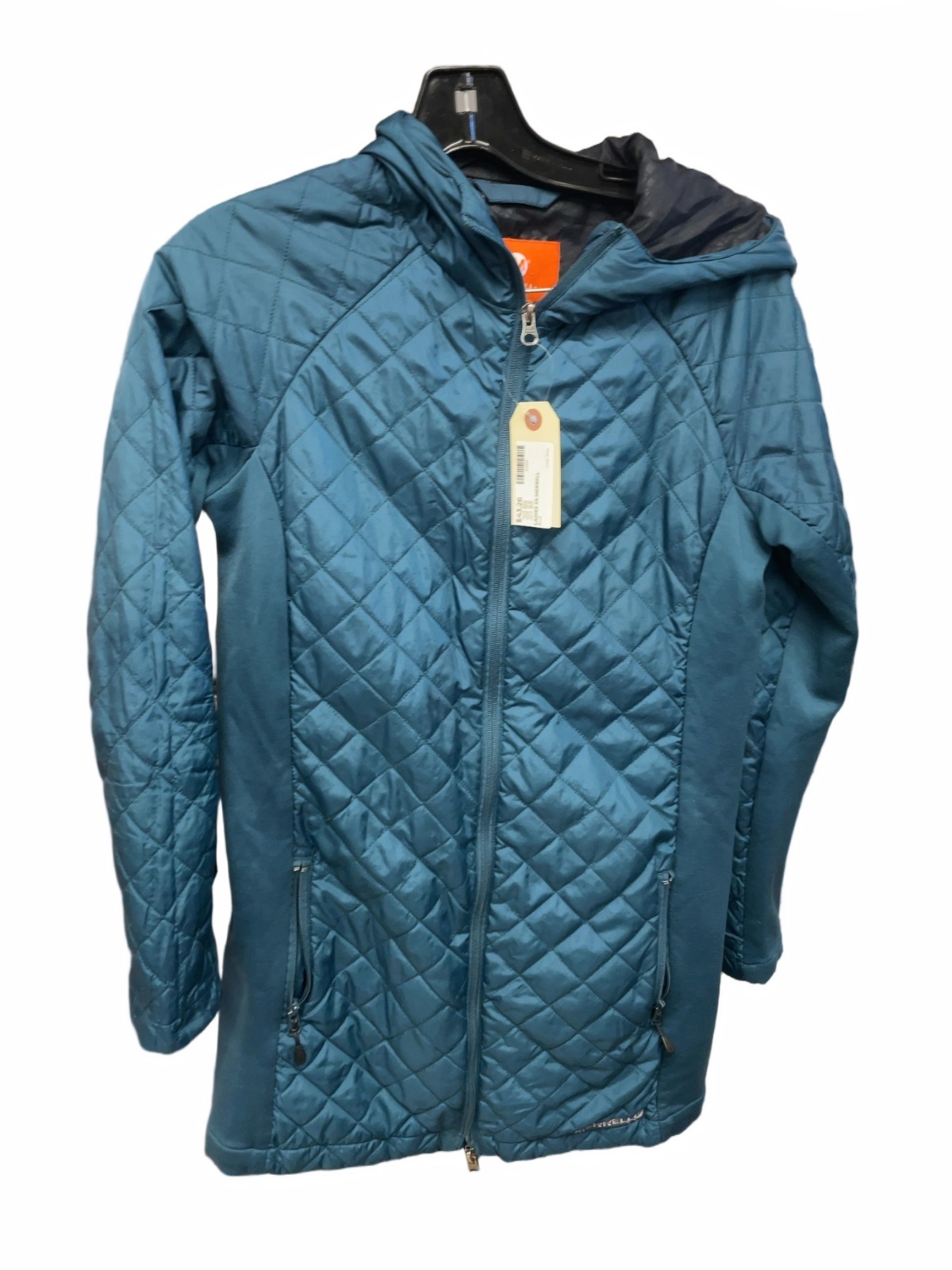 Merrell SelectRegulate Size XS Blue Quilted Hooded Jacket - image 1