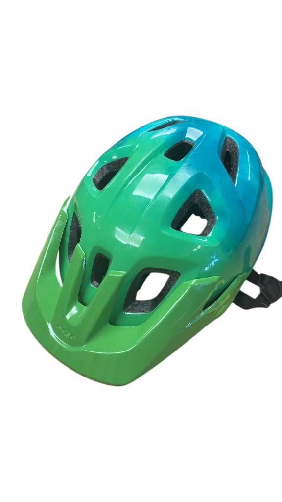 MET Cycling Helmet - Green/Blue (52-57 cm)