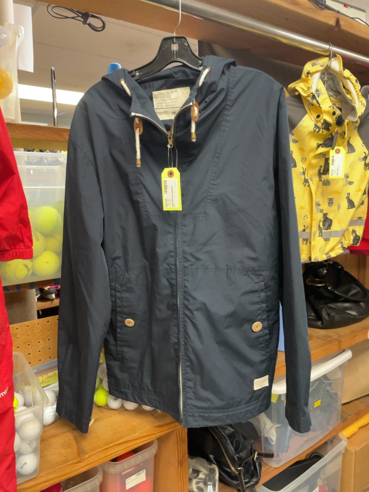 Minimum Navy Rain Jacket