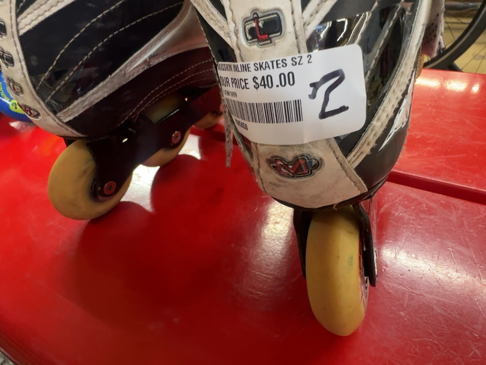 Mission 1500 Quatro Inline Skates - Size 2
