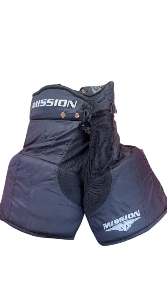 Mission Hockey Pants Black Used Junior Large - image 1