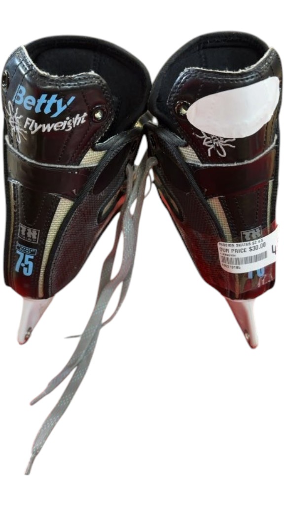 Mission Hockey Skates Betty Flyweight Used Size 4.5