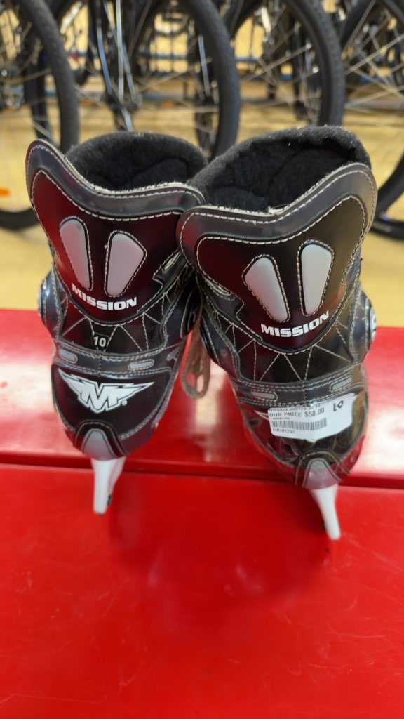 Mission Ice Hockey Skates Pure Used Size 10