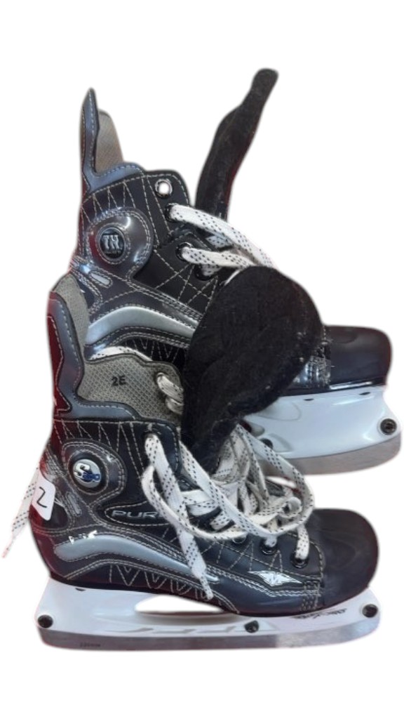 Mission Pure Hockey Skates Used Size 2 - image 1