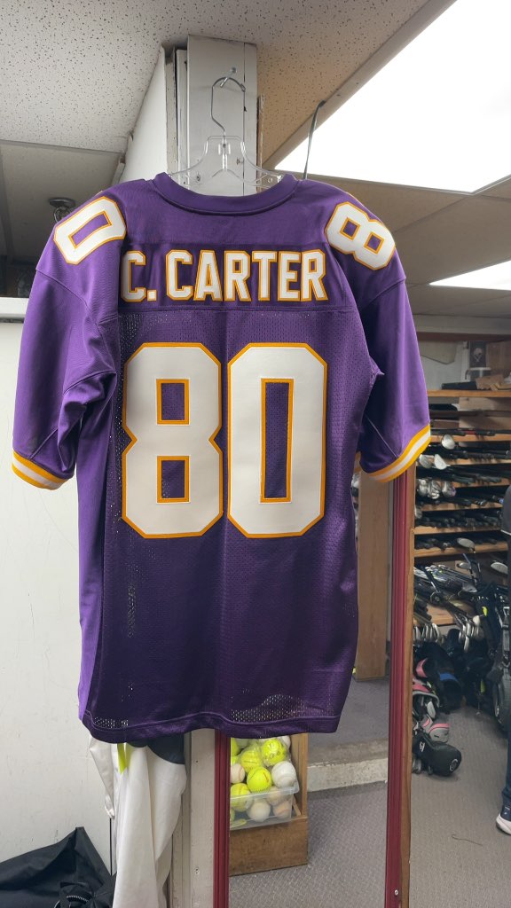 Mitchell & Ness Minnesota Vikings Cris Carter #80 Throwback Jersey - Size XL