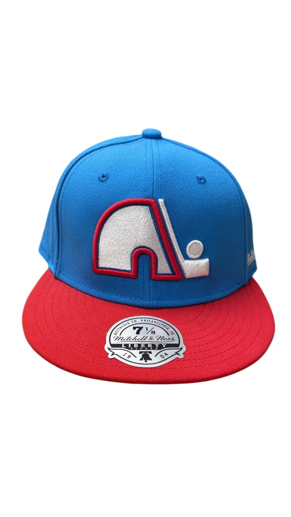 Mitchell & Ness Quebec Nordiques Vintage Hockey Fitted Hat - image 1