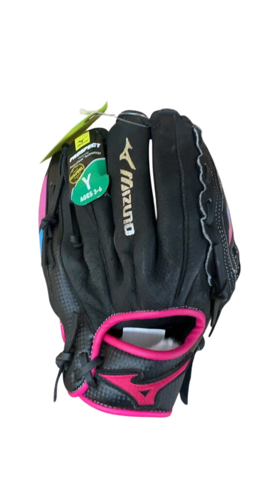 Mizuno Prospect 10" Youth Baseball Glove - Black/Pink