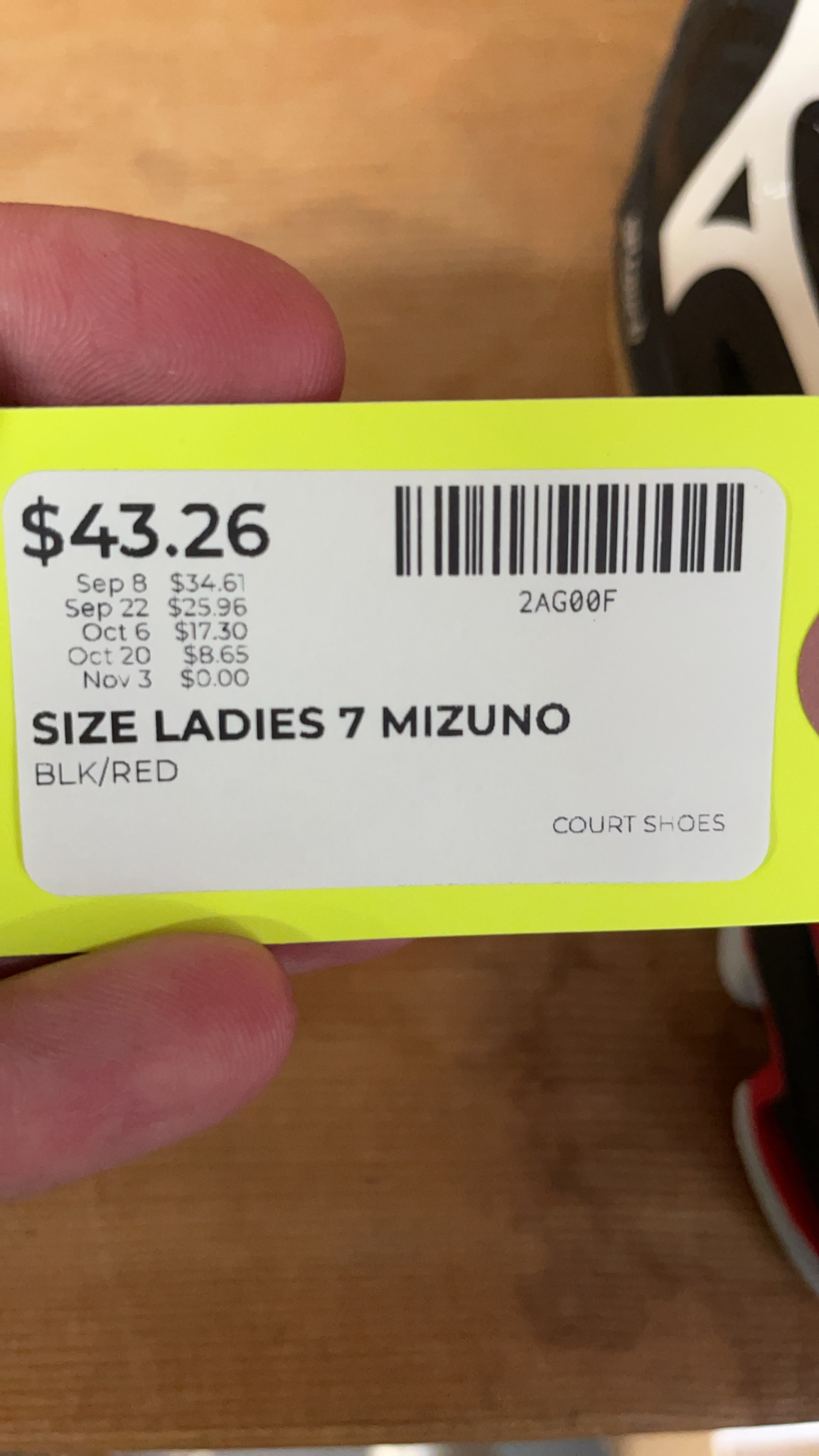 Mizuno Wave Lightning Z2 Women's Court Shoes - Size 7