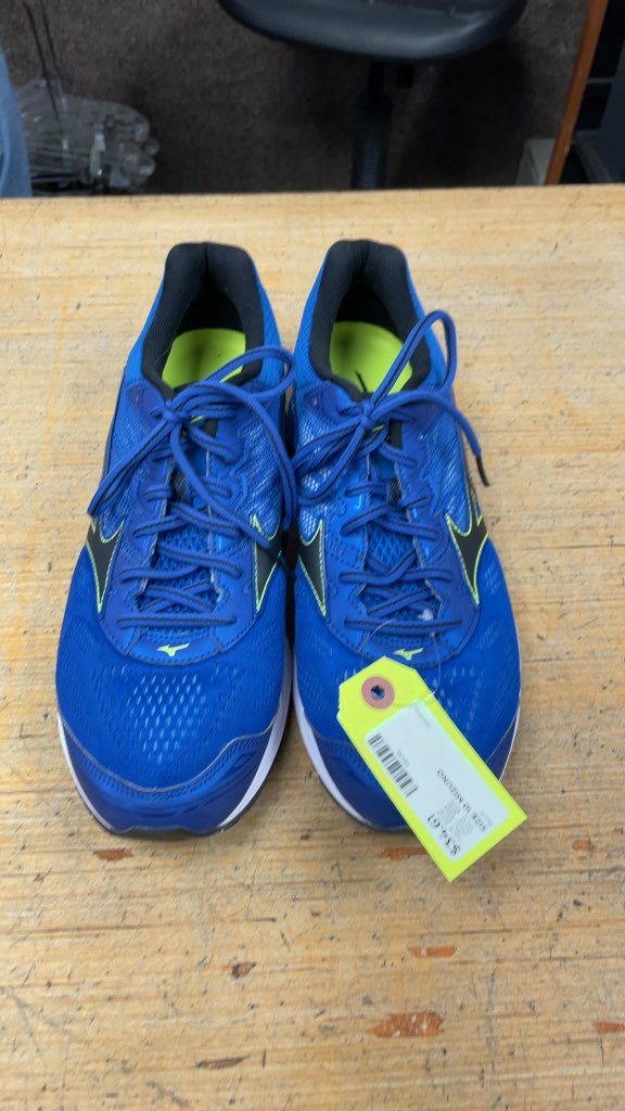 Mizuno Wave Rider Running Shoes - Size 10 - Blue