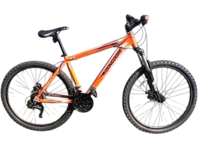 Mongoose Feature Disc Mountain Bike Orange/Black Used - image 1