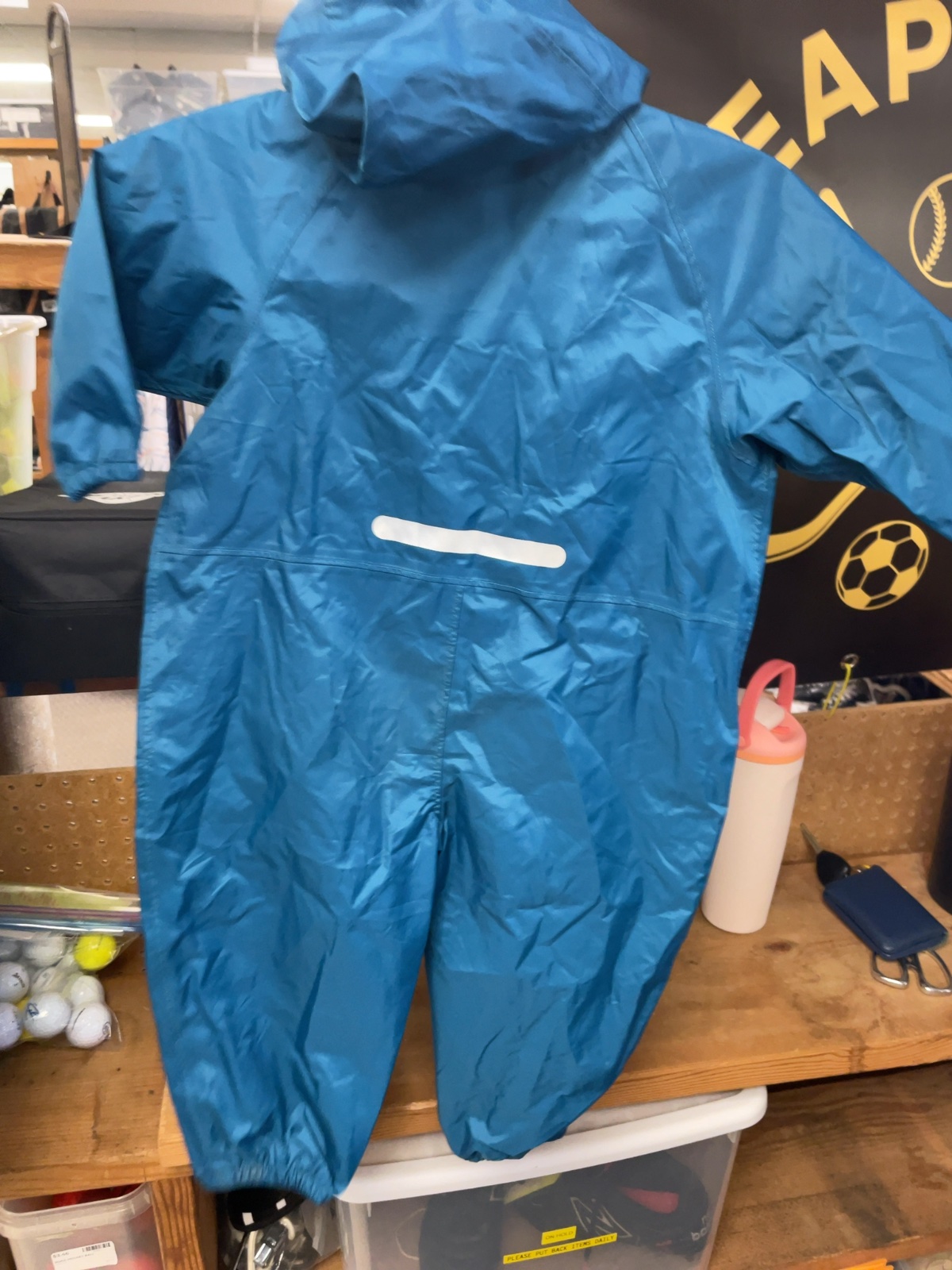Mountain Equipment Company Newt Suit 18M Blue Rain Suit