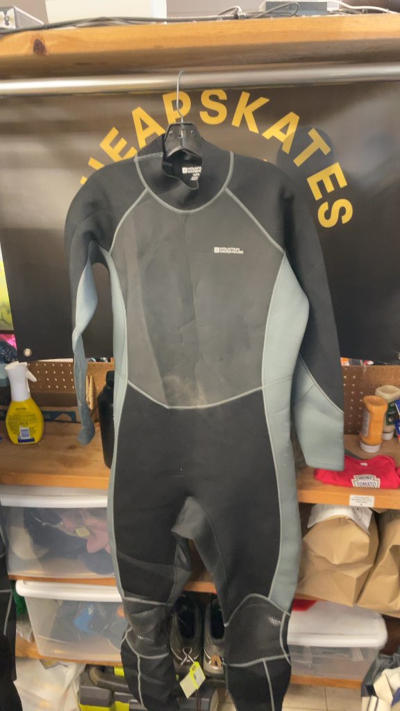 Mountain Warehouse Full Length Wetsuit - Black/Grey - L/XL