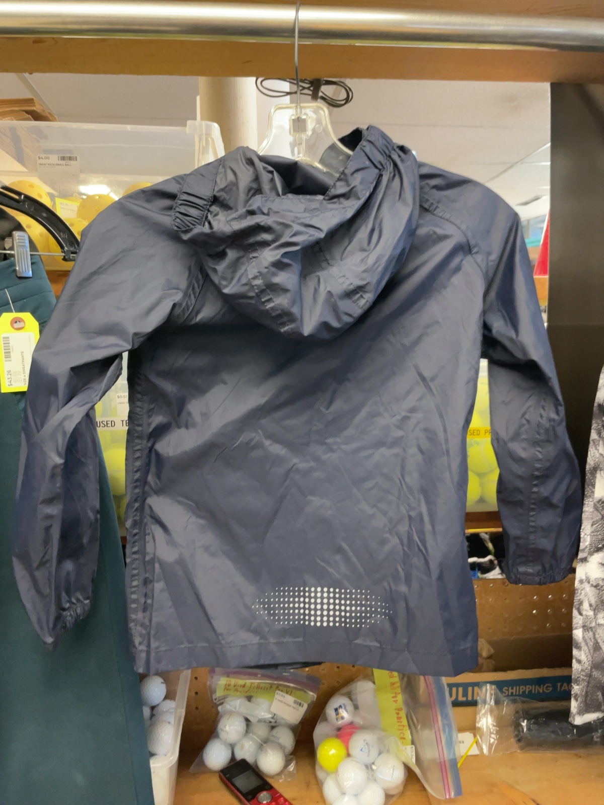 Mountain Warehouse Junior Rain Jacket - Navy - Size 7/8