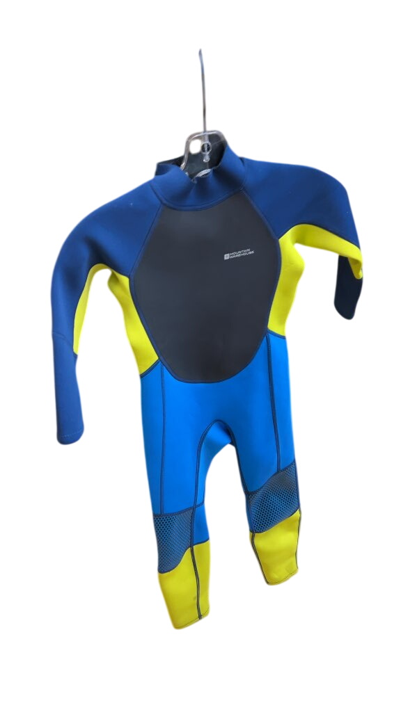 Mountain Warehouse Kids Wetsuit Beach Blue/Yellow Good Condition 7-8 Years