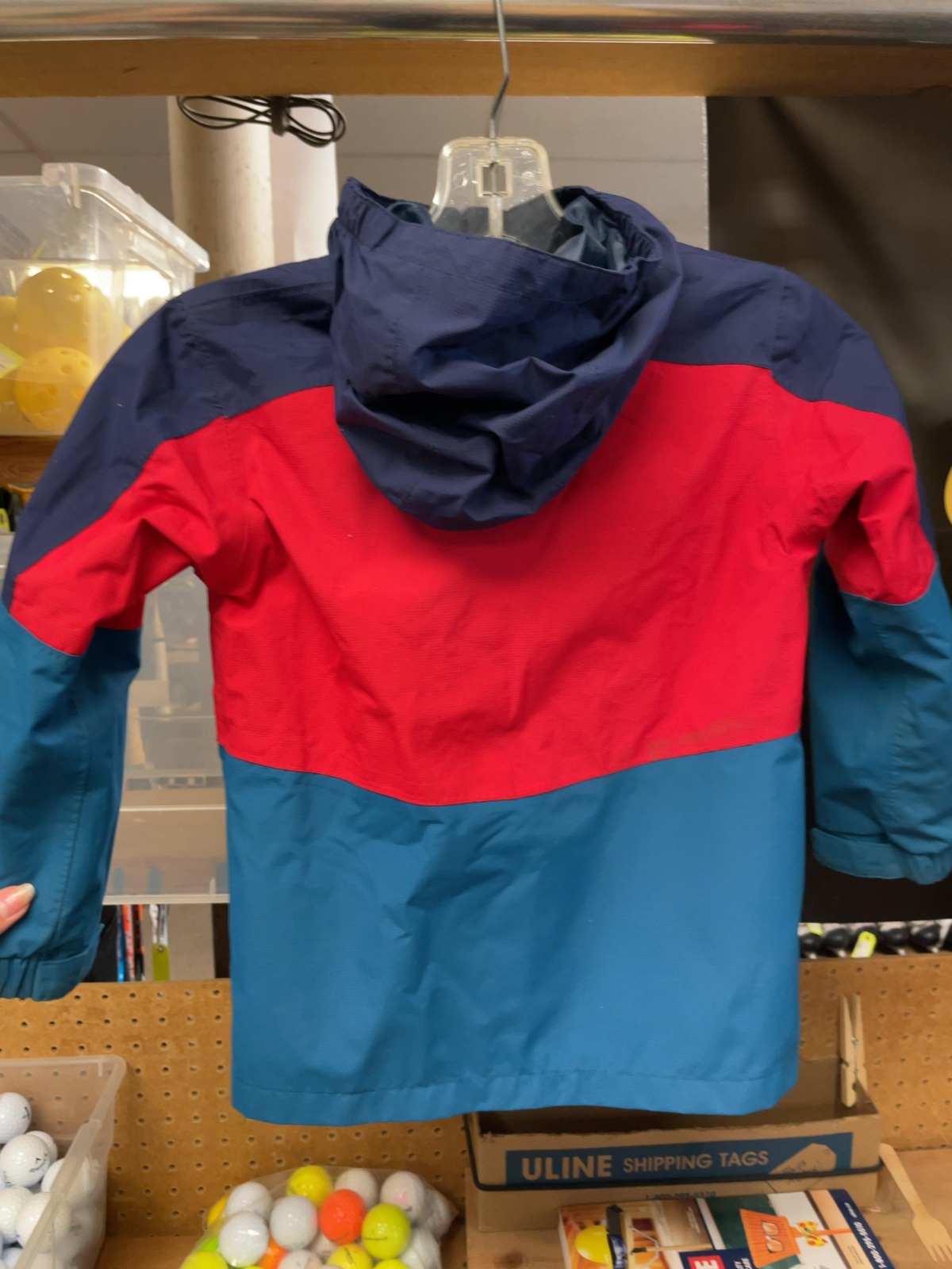 Mountain Warehouse Rain Jacket JR 5/6 Blue/Red