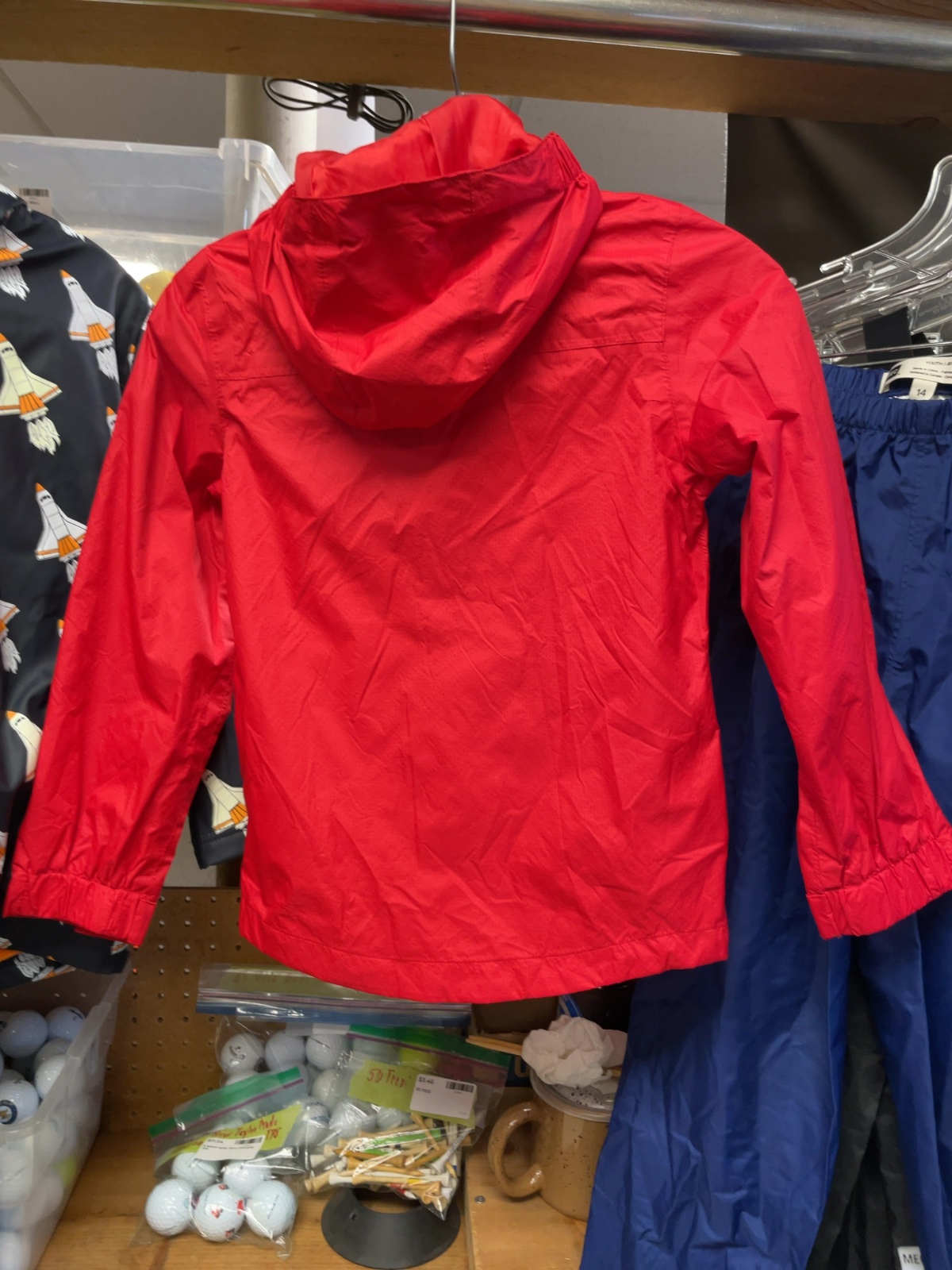Mountain Warehouse Rain Jacket Size 7-8 Red