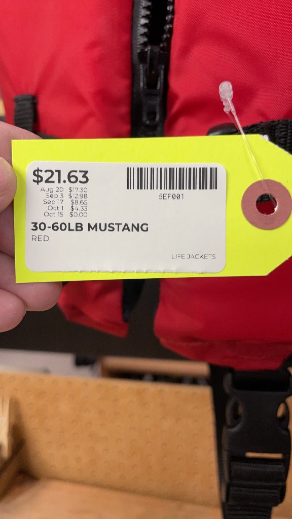 Mustang Survival Child Life Jacket (30-60 lbs)