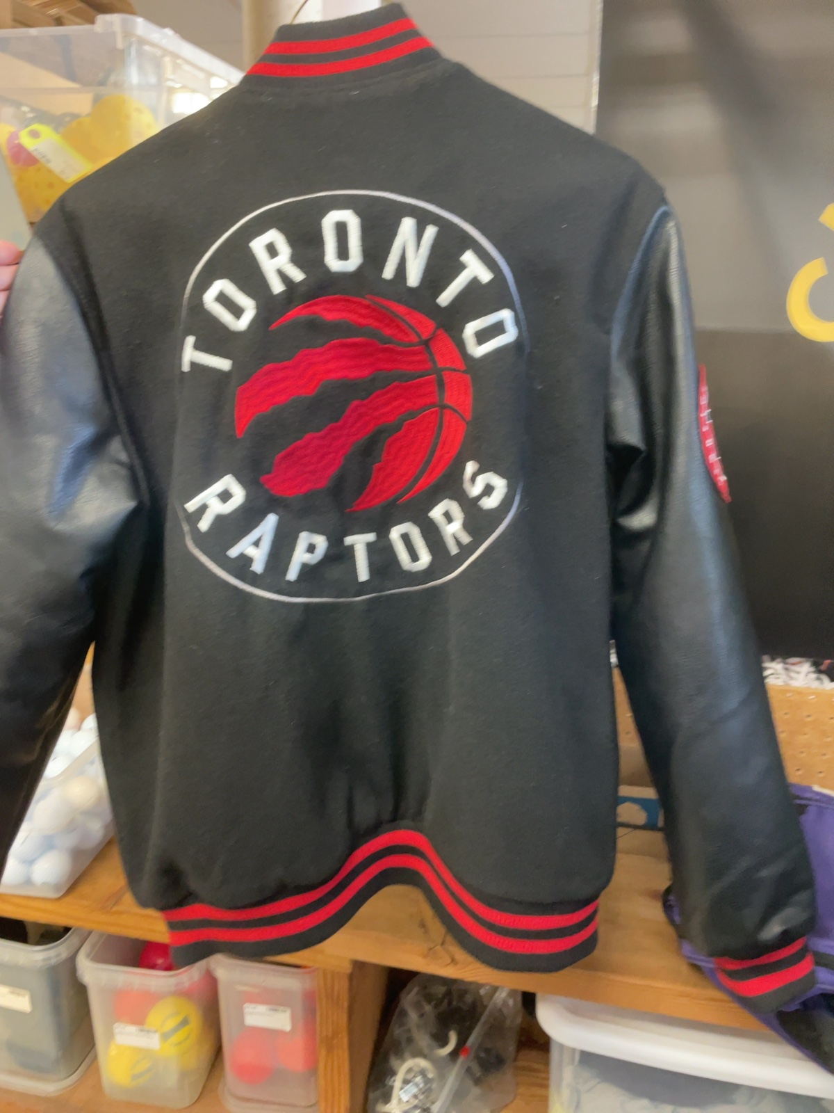 NBA Josh Denzel Toronto Raptors Varsity Jacket Size XS