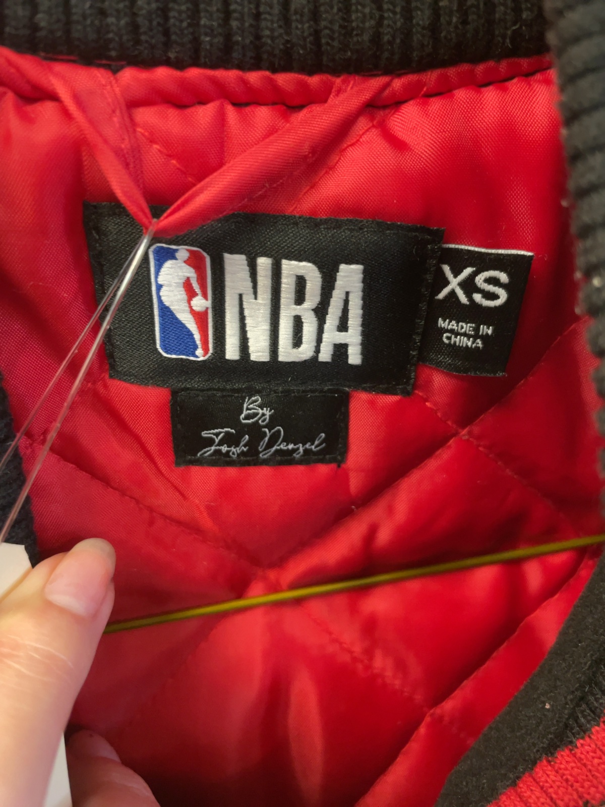 NBA Josh Denzel Toronto Raptors Varsity Jacket Size XS