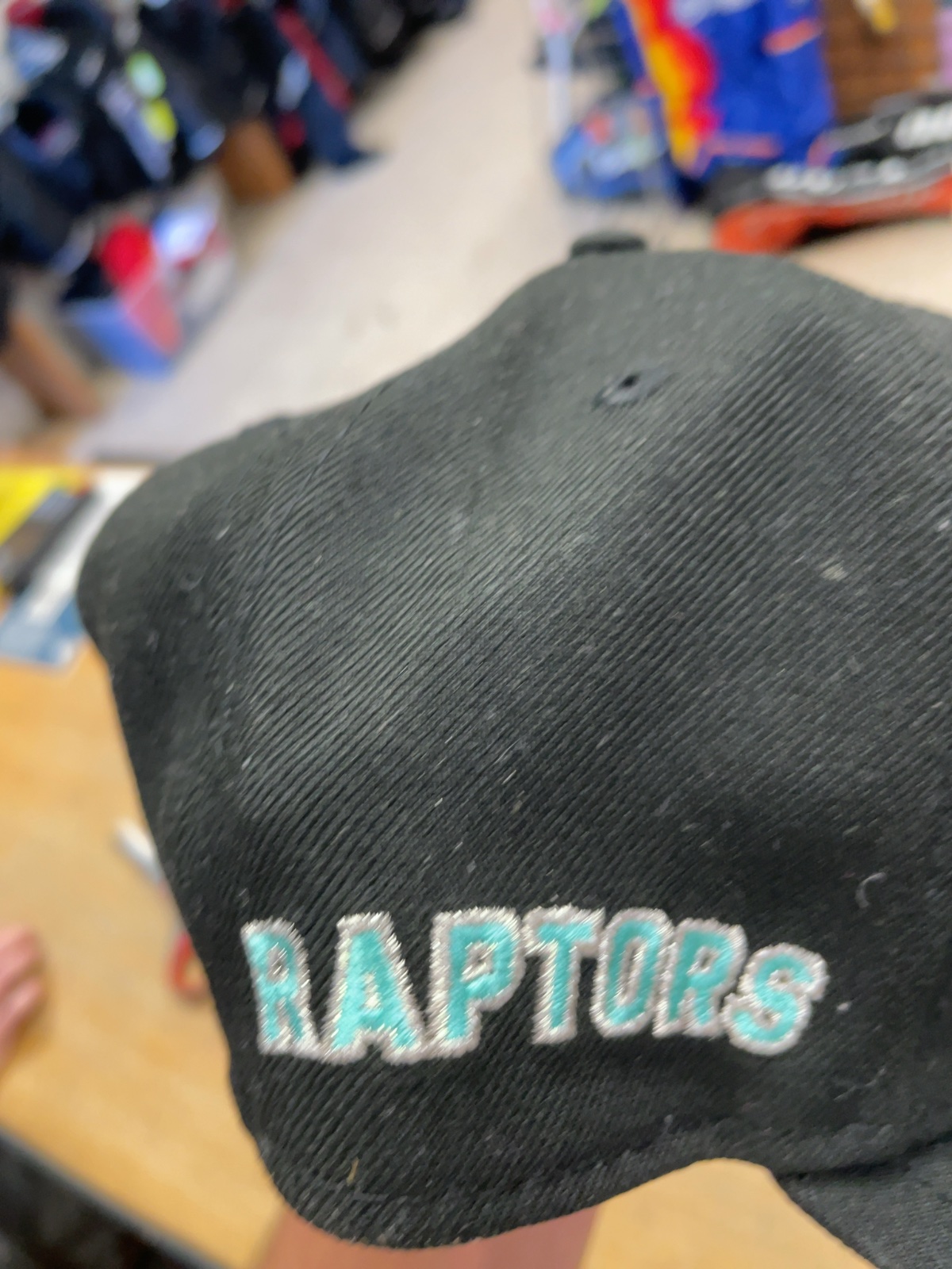 New Era 9FORTY Adjustable Toronto Raptors Hat Black