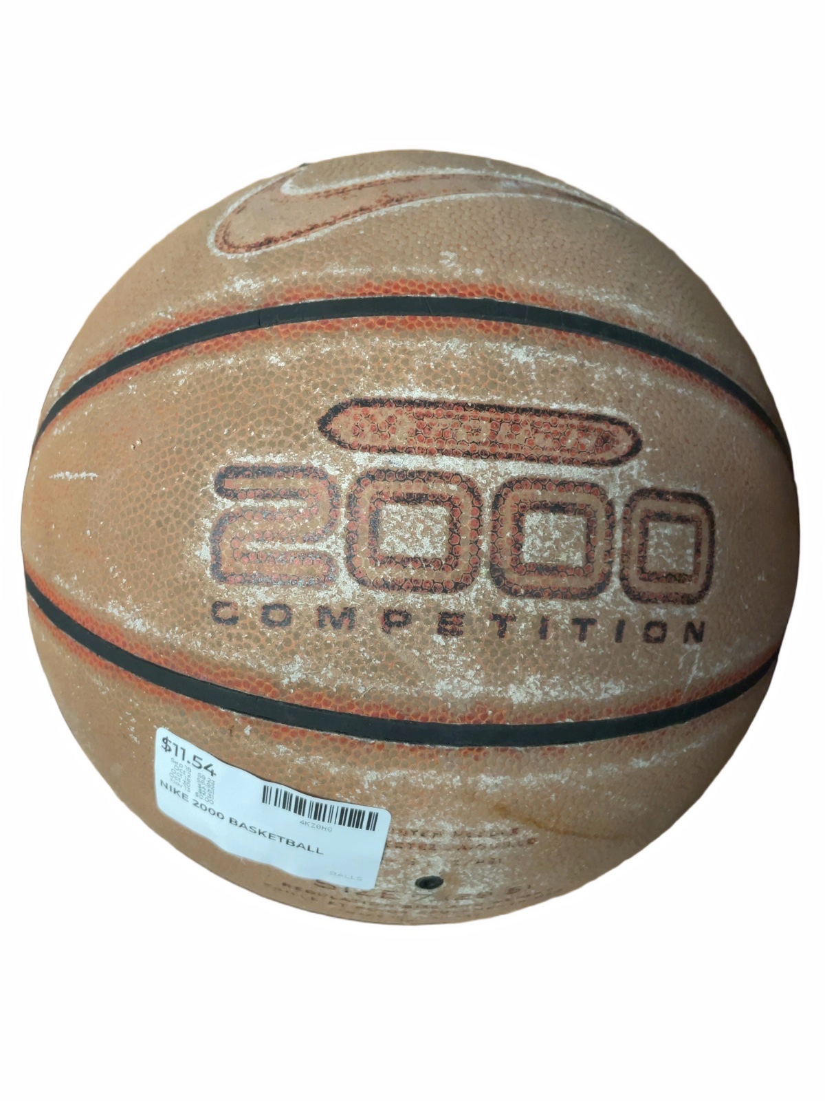 Nike 2000 Competition Size 7 (29.5) Basketball - image 1