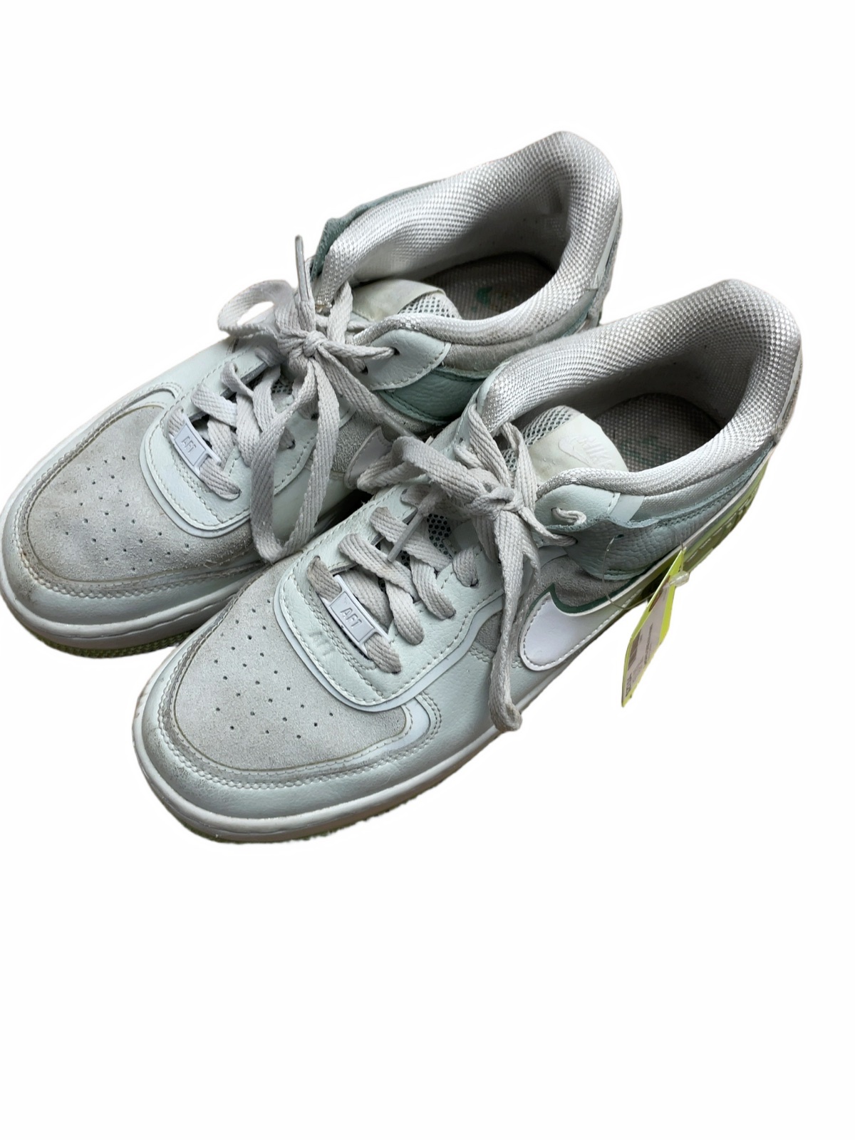 Nike Air Force 1 Shadow Size 8.5 US Grey/Green Sneakers - image 1