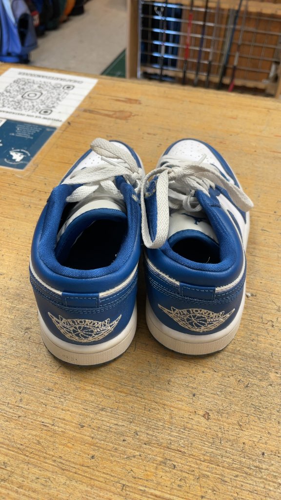 Nike Air Jordan 1 Low Blue/White Size 6.5