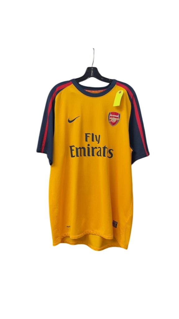 Nike Arsenal FC Fly Emirates Soccer Jersey - Orange/Yellow - image 1